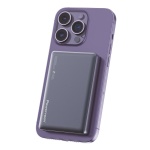 POWERTECH power bank PT-1377, 10000mah, magnetic wireless, 20W, γκρι - Image 2