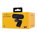 POWERTECH web camera PT-1382, 2MP, 1080p FHD, ρυθμιζόμενη εστίαση, 1.5m, μαύρη - Image 4