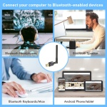 POWERTECH USB Bluetooth 5.4 αντάπτορας PT-1385 με εμβέλεια έως 100m - Image 2