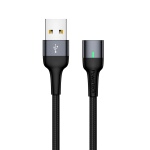 POWERTECH καλώδιο USB PT-757, μαγνητικό, 480Mbps, 1m, μαύρο