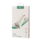 POWERTECH φορτιστής αυτοκινήτου PT-762, USB, 1A, λευκός - Image 2