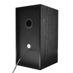 POWERTECH ηχεία Premium sound PT-845 από ξύλο, 2x 3W, 3.5mm, μαύρα - Image 2