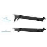 POWERTECH Βάση & ψύξη laptop PT-930, έως 15.6", 2x 125mm fan, LED, μαύρο - Image 2