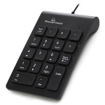 POWERTECH ενσύρματο αριθμητικό πληκτρολόγιο PT-938, USB, μαύρο