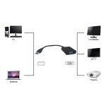 POWERTECH αντάπτορας USB 3.0 σε VGA PTH-021, Full HD, μαύρο - Image 2