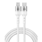 POWERTECH καλώδιο USB-C σε Lightning PTR-0127, PD 20W, copper, 1m, λευκό