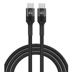 POWERTECH καλώδιο USB-C PTR-0131, PD 60W, copper, 60cm, μαύρο