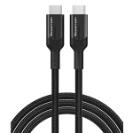 POWERTECH καλώδιο USB-C PTR-0135, PD 60W, 10Gbps, copper, 1m, μαύρο