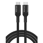 POWERTECH καλώδιο USB-C PTR-0140, PD 240W 5A, copper, 1m, μαύρο