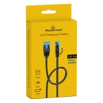 POWERTECH καλώδιο δικτύου PTR-0143 Cat 6a U/UTP, copper, slim, 2m, μαύρο - Image 2