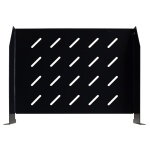 PULSAR σταθερό ράφι 19" RAPD600, για rack βάθους 600mm, 2U, μαύρο - Image 2