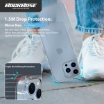 ROCKROSE θήκη & tempered glass 2.5D Premium για iPhone 14 Plus, διάφανο - Image 2