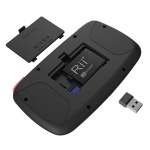 RIITEK ασύρματο mini πληκτρολόγιο i4, backlit, Bluetooth & 2.4GHz, μαύρο - Image 3