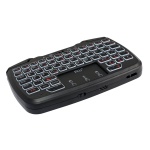 RIITEK ασύρματο gamepad & πληκτρολόγιο RK707, backlit, 2.4GHz, μαύρο - Image 3