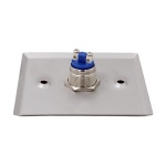 SECUKEY Χωνευτό μπουτόν SCK-CBUTTON2, 3Α, ασημί - Image 2