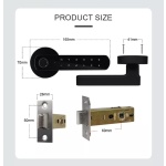 SECUKEY ηλεκτροπύρος D100-BT, συνδυασμού & fingerprint, μαύρος - Image 3