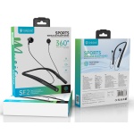 CELEBRAT earphones SE2 με μαγνήτη, Bluetooth, 14mm, 280mAh, μαύρα - Image 3