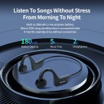 CELEBRAT open earphones SE3, Bluetooth, 180mAh, Φ16mm, μαύρα - Image 5