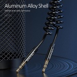 USAMS καλώδιο Jack 3.5mm SJ256, Hi-Fi stereo, 1.2m, μαύρο - Image 3