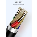 USAMS καλώδιο Lightning σε USB US-SJ364, 2A, 1m, μαύρο - Image 3