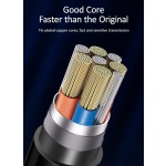 USAMS καλώδιο Lightning σε USB US-SJ371, 2A, 1m, λευκό - Image 3