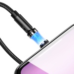 USAMS καλώδιο USB σε lightning US-SJ472, μαγνητικό, 2.1A, 1m, μαύρο - Image 5