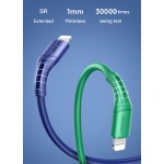USAMS καλώδιο USB σε Lightning US-SJ500, 2A, 1m, μαύρο - Image 2