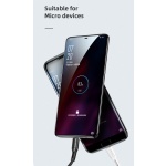 USAMS καλώδιο Micro USB σε USB US-SJ502, 2A, 1m, λευκό - Image 2