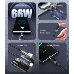 USAMS καλώδιο USB-C σε USB US-SJ673, 66W, 480Mbps, 1.2m, μαύρο - Image 2