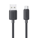 USAMS καλώδιο micro USB σε USB US-SJ690, 2A, 480Mbps, 1m, μαύρο