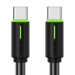 USAMS καλώδιο USB-C US-SJ734, 60W, 480Mbps, 1m, μαύρο