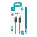 USAMS καλώδιο USB-C US-SJ734, 60W, 480Mbps, 1m, μαύρο - Image 3