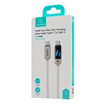 USAMS καλώδιο USB-C SJ744, 100W, 480Mbps, 1.2m, λευκό - Image 3