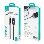 USAMS καλώδιο Lightning σε USB-C SJ749, 30W, 480Mbps, 1.2m, μαύρο - Image 3