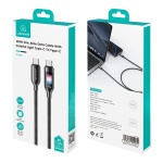 USAMS καλώδιο USB-C SJ750, 100W, 480Mbps, 1.2m, μαύρο - Image 3