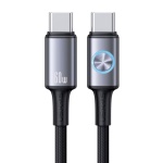 USAMS καλώδιο USB-C SJ752, 60W, 480Mbps, 1.2m, μαύρο