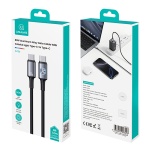 USAMS καλώδιο USB-C SJ752, 60W, 480Mbps, 1.2m, μαύρο - Image 3