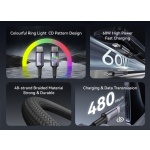 USAMS καλώδιο USB-C SJ752, 60W, 480Mbps, 1.2m, μπεζ - Image 2