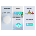 SONOFF smart αισθητήρας θερμοκρασίας & υγρασίας SNZB-02P, ZigBee - Image 3