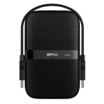 SILICON POWER εξωτερικός HDD Armor A60, 1TB, USB 3.2, μαύρος