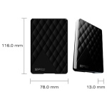 SILICON POWER εξωτερικός HDD 1TB Diamond D06, USB 3.2, μαύρος - Image 3