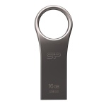 SILICON POWER USB Flash Drive Jewel 80, 16GB, USB 3.2, ασημί