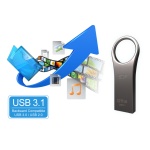 SILICON POWER USB Flash Drive Jewel 80, 16GB, USB 3.2, ασημί - Image 3