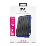 SILICON POWER εξωτερικός HDD Armor A66, 2TB, USB 3.2, μπλε - Image 3