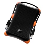 SILICON POWER εξωτερικός HDD Armor A30, 2TB, USB 3.2, μαύρος