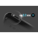 SILICON POWER εξωτερικός SSD PC60, 2TB, USB 3.2, 540-500MB/s, μαύρος - Image 3