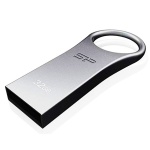 SILICON POWER USB Flash Drive Firma F80, 32GB, USB 2.0, ασημί - Image 3