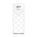 SILICON POWER USB Flash Ultima U03, 64GB, USB 2.0, λευκό