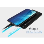 SILICON POWER power bank GP15, 10000mAh, 2x USB output, 2.1A, μαύρο - Image 2