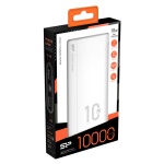 SILICON POWER power bank QP15, 10000mAh, 2x USB & USB Type-C, 3A, λευκό - Image 3